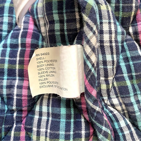 Gap Girl's Quilted Jacket Lined Navy‎ Full Zip Corduroy Trim Size Extra Small - Picture 4 of 5